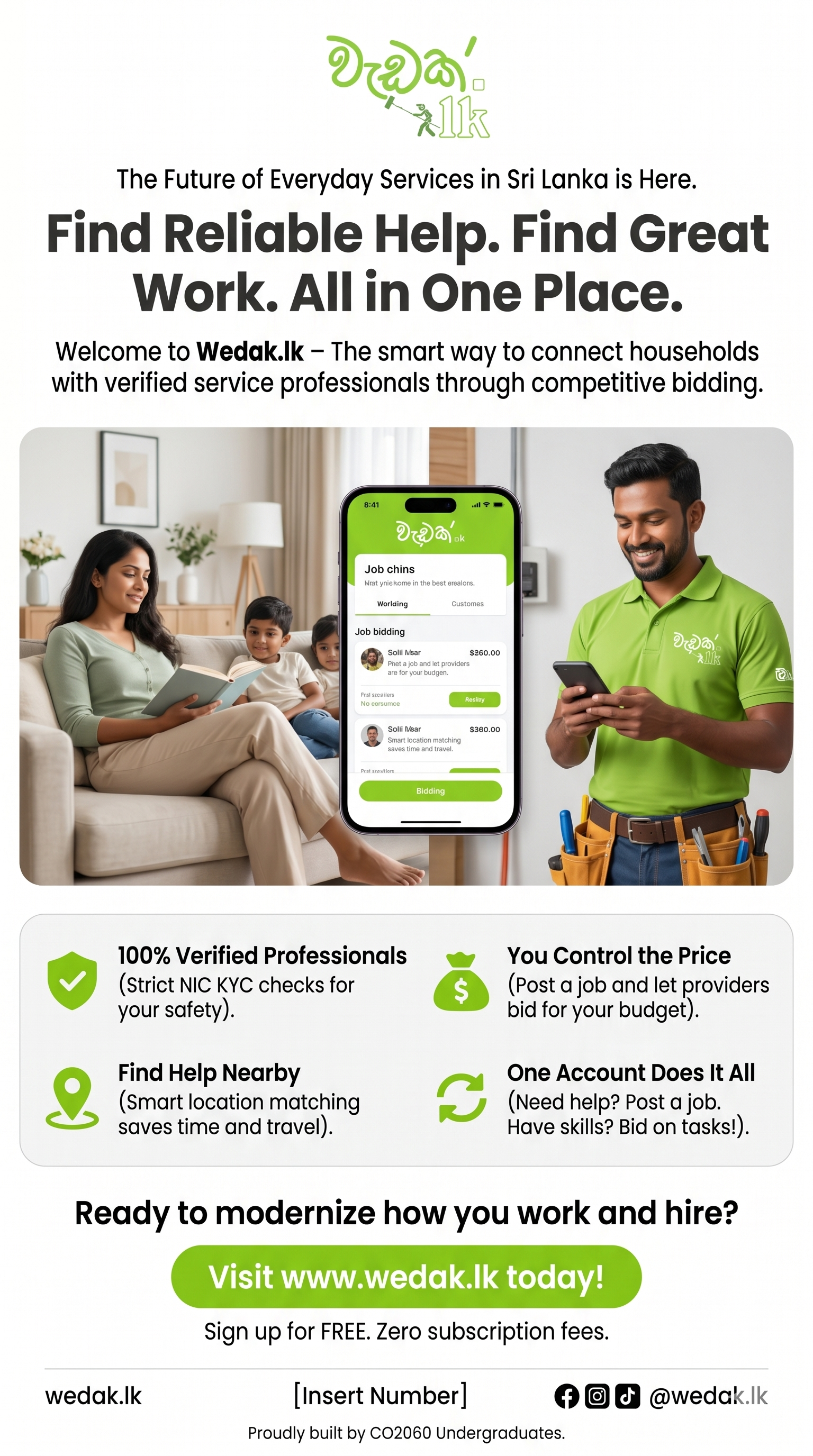 Join the Wedak.lk trusted network